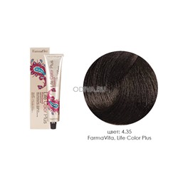 FarmaVita, Life Color Plus - крем-краска для волос (4.35 горький шоколад)