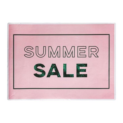 Наклейки для витрин Summer sale, 60 х 80 см