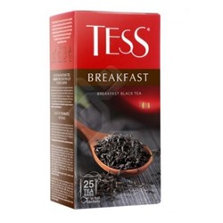 Чай черный в пакетиках Тесс Breakfast 25 пак/уп, 1,8 г