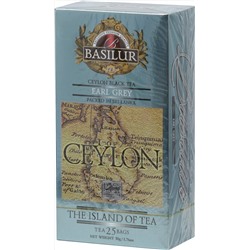 BASILUR. Чайный остров. Earl Grey карт.пачка, 25 пак.