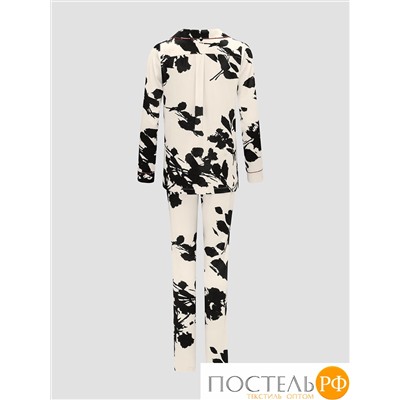 ДЖОВИНЕ бел-черн Женская пижама L(48), 2 пр., 100% вискоза