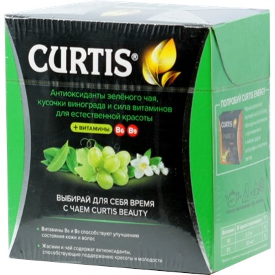 CURTIS. Beauty tea (пирамидки) карт.пачка, 15 пак.