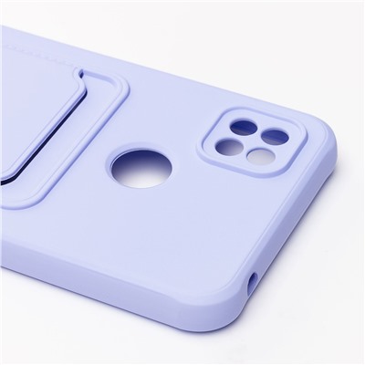 Чехол-накладка - SC304 с картхолдером для "Xiaomi Redmi 9C" (dark violet)