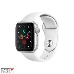 Ремешок для Apple Watch из силикона 42/44 мм белый