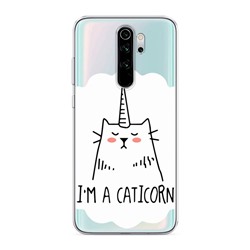 Силиконовый чехол I am a caticorn на Xiaomi Redmi Note 8 Pro