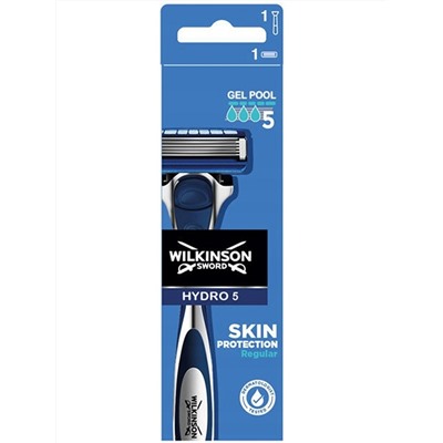 Станок для бритья Schick (Wilkinson Sword) HYDRO-5 Skin Protection Regular (+1 кассета)