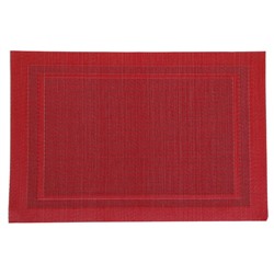 Салфетка сервировочная на стол «Окно», 45×30 см, цвет красный
