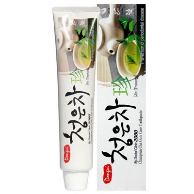 KeraSys Зубная паста восточный чай / Dental Clinic 2080 Chungeun Cha Gum Care Toothpaste, 130 г