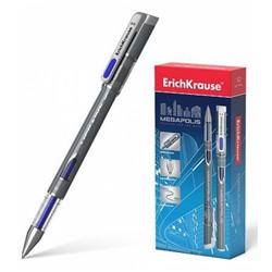 Ручка гелевая MEGAPOLIS 0.5мм gel синяя ЕК92 Erich Krause
