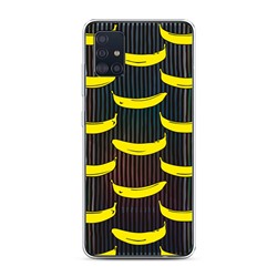 Силиконовый чехол принт Бананы на Samsung Galaxy A51
