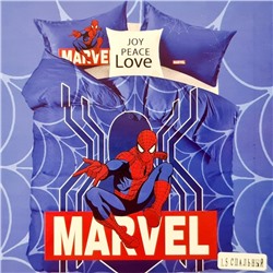 Постельное белье сатин для детей коллекция Милано HM2005 Человек-паук 1