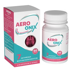 Фитокомплекс AERONIX  (Аэроникс) для бронхов и лёгких банка ПЭТ, 60 капсул по 0,45 г.