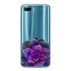 Силиконовый чехол Каменная роза арт на Honor 10