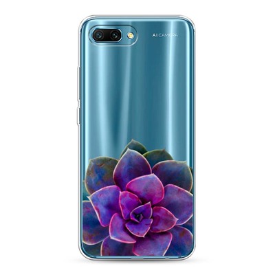 Силиконовый чехол Каменная роза арт на Honor 10