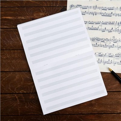 Тетрадь для нот «Пианино», 24 листа