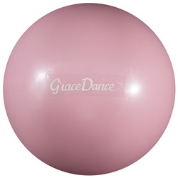 Мяч для художественной гимнастики 16,5 см, 280 г, цвет бледно-розовый 4327146