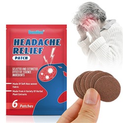 Пластырь от головной боли Headache relief 6шт