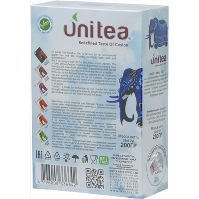 UNITEA. Earl Grey 200 гр. карт.пачка