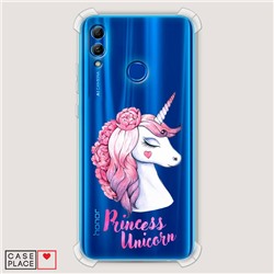 Противоударный силиконовый чехол Princess Unicorn на Honor 10 Lite