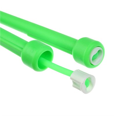 SILAPRO Скакалка силиконовая с тонкими ручками, пластик, ПВХ, 2,8м х 4,7мм, 4 цв