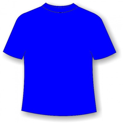 Подростковая футболка синяя