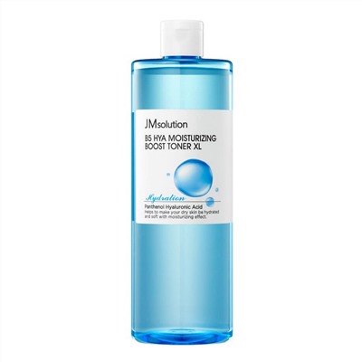 JMsolution Увлажняющий тонер для лица с пантенолом / B5 Hya Moisturizing Boost Toner XL, 500 мл