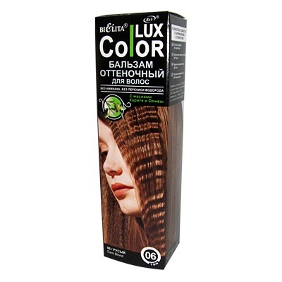 Белита Color Lux Бальзам оттеночный для волос 06 РУСЫЙ 100мл