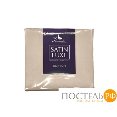 114311408-crL56 Простыня на резинке Satin Luxe 200х220х20 капучино