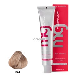 TNL, Million glow Silk protein - крем-краска для волос (10.1 платиновый блонд пепельный), 100 мл