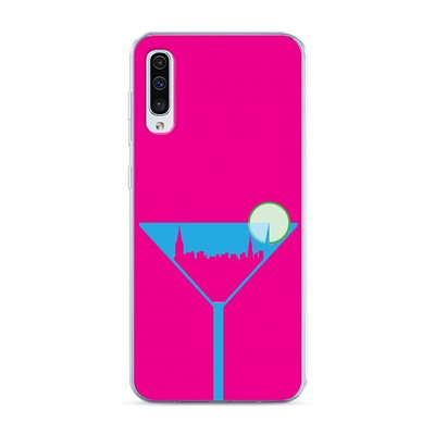 Силиконовый чехол martini glass на Samsung Galaxy A50