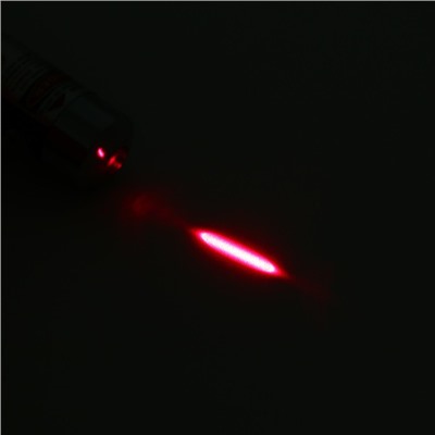 Лазерная указка, дальность 500 м, 405 нм, 2 ААА, красный луч, 15.5 х 1.4 см