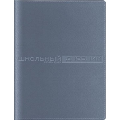 Дневник 1-11 класс (твердая обложка) "SIDNEY NEBRASKA" серый искусственная кожа 10-156/09 Альт