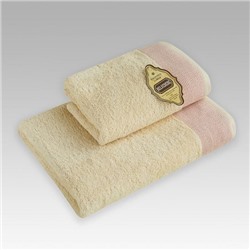 Махровое полотенце "Бельведер"- крем 70*130 см. хлопок 100%