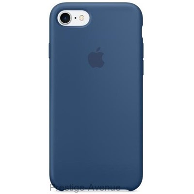 Силиконовый чехол для iPhone 7/8 -Глубокий синий (Ocean Blue)