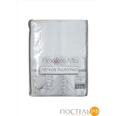 30585 Штора Тюль Amore Mio RR 2145-108 Фентези с полосой 3,0*2,8 1 шт. Бирюзовый (RR 2145-108 3,0*2,8*1 ut бирюзовый)