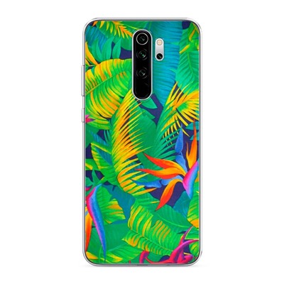 Силиконовый чехол Летние узоры 2 на Xiaomi Redmi Note 8 Pro