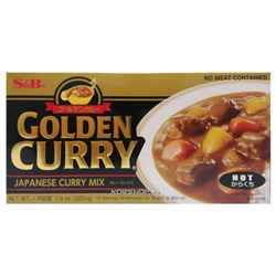 Острый соус карри микс Golden Curry S and B, Япония, 220 г Акция