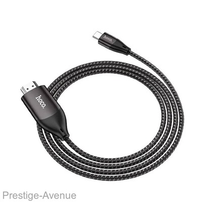 Кабель HOCO UA16 Type-C to HDMI audio,video hd cable adapter 2м.