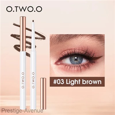 O.TWO.O Гелевая подводка для глаз Gel Eyeliner Waterproof Soft Eye Liner Pencil Quick Dry Makeup SC028 №01 White