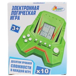 Электронная логическая игра кор.12*9*3см ИГРАЕМ ВМЕСТЕ