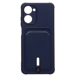 Чехол-накладка - SC304 с картхолдером для "OPPO realme 10 4G" (dark blue)