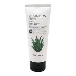 Пенка для умывания Tony Moly Clean Dew Aloe Foam Cleanser 180мл