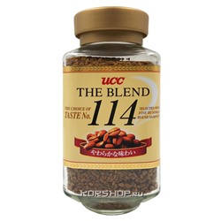 Натуральный растворимый сублимированный кофе The Blend 114 UCC, Япония, 135 г Акция