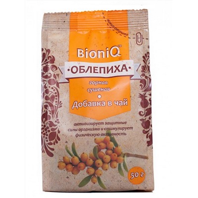 Облепиха сушёная BioniQ 50 г.