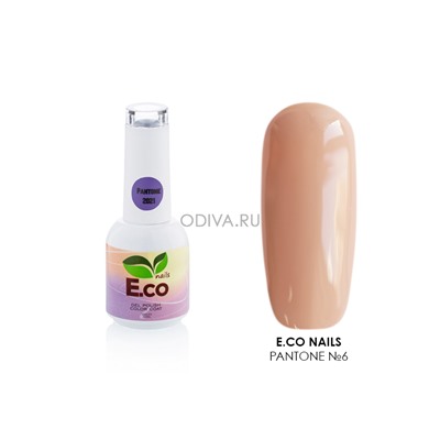 E.co nails, гель-лак "Pantone" (№06), 10 мл