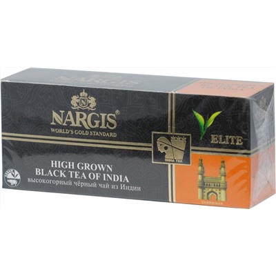 NARGIS. Elite высокогорный 50 гр. карт.пачка, 25 пак.