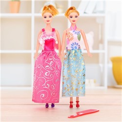 Куклы модели «Подружки» с аксессуарами, набор 2 шт., МИКС 585685