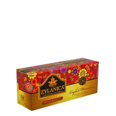 чай ZYLANICA Ceylon Premium "Черный" 2 г*25 пак.