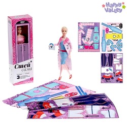 Кукла-модель шарнирная «Анна» с набором для создания одежды «Я модельер», МИКС 3842704