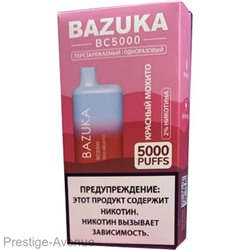 Эл. сиг.  Bazuka Cranberry Grape — Красный Мохито 2%, 5000 Тяг